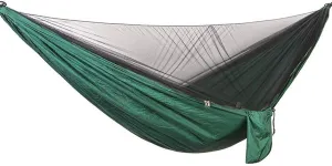 Recreation Hammock Tent Automatic Quick Open Anti-Mosquito Hanging Bed Outdoor Single and Double Parachute Hanging Bed with Mosquito Nets Gifts for Hikers