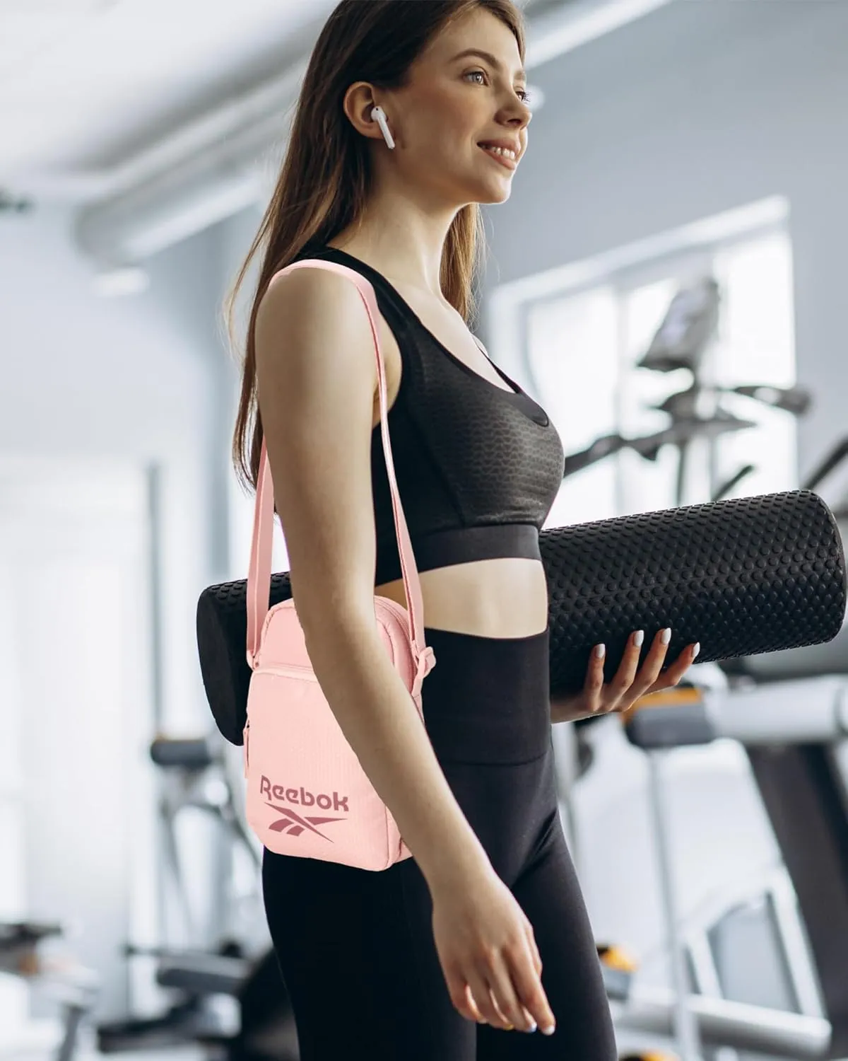 Reebok Womens Crossbody Bag - Lightweight Small Crossbody Bags for Women, Compact Casual Sling Shoulder Bag for Everyday Use