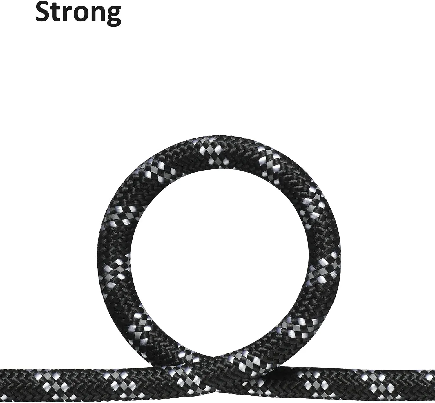 Reflective Rope Check Cord Dog Leash - 16FT/50FT, Heavy Duty for Large, Medium, Small Dogs - Walking, Camping, Yard