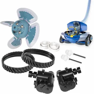 Replacement Tune-Up Kit Fit for Zodiac MX8/MX8EL Pool Cleaners – Includes High-Durability Drive Shafts, Tracks, Bearings & Control Devices – R0525100 R0526100 R0527000 R0524700 R0524800 R0524900