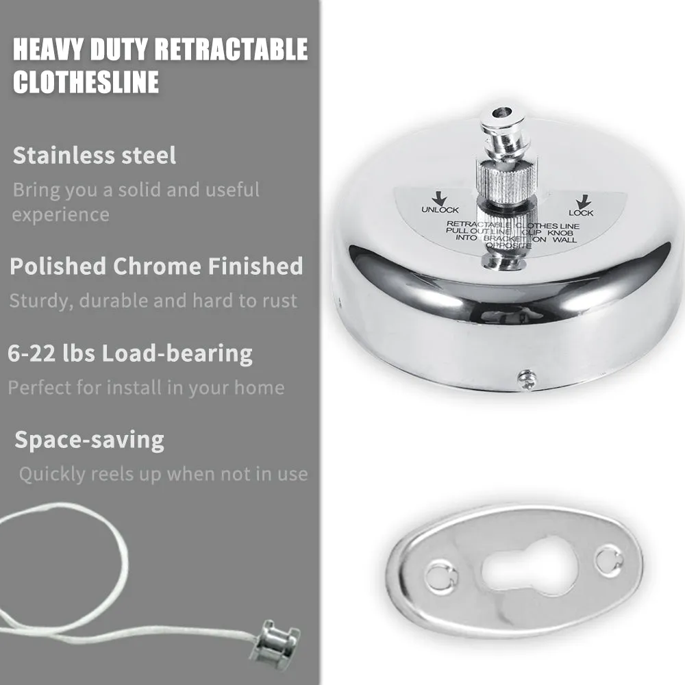 Retractable Clothesline Heavy Duty Clothes Line