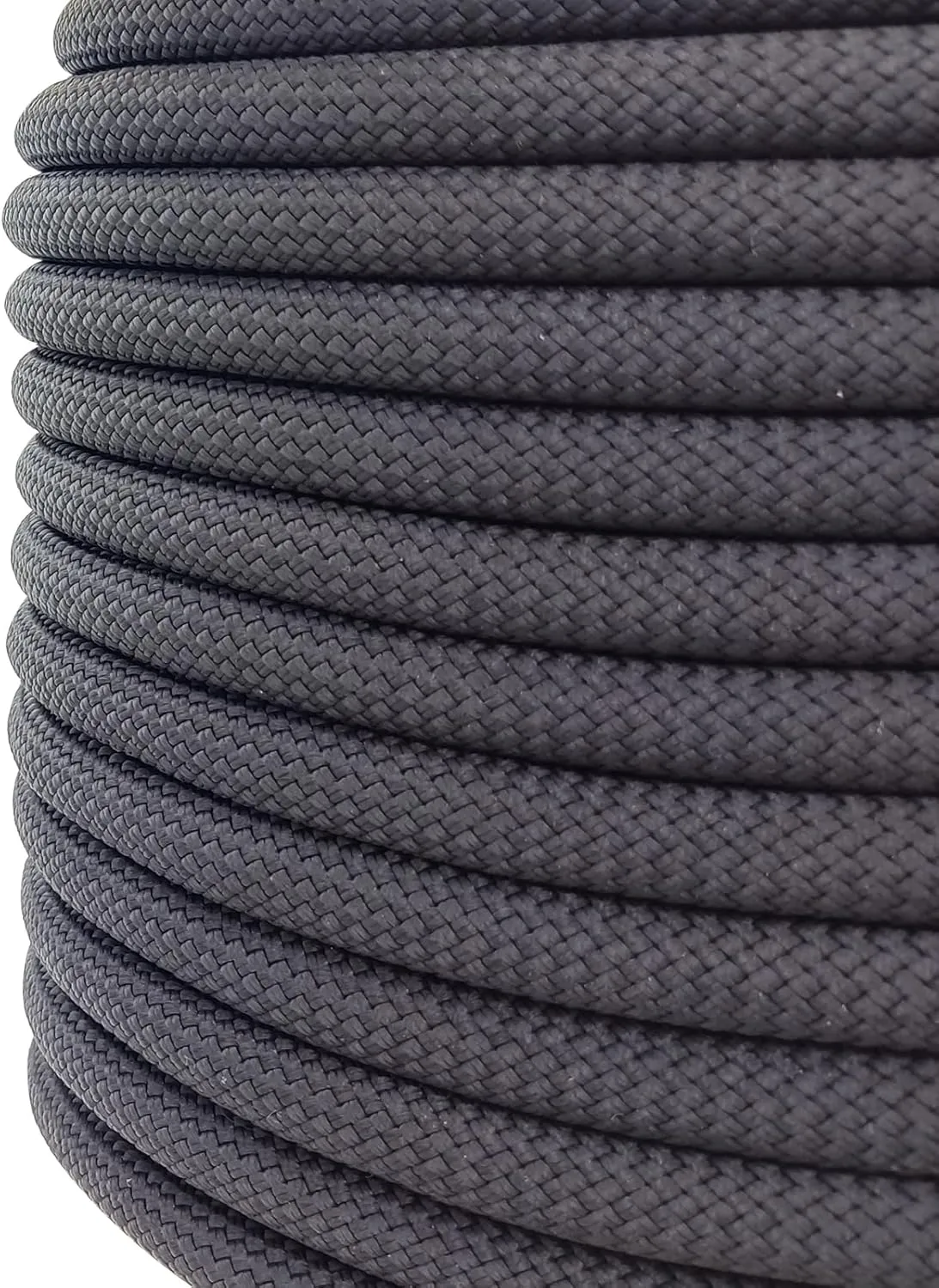 Ritafc Climbing Static Rope UIAA Rappelling Rope 11mm 100FT Static Line Nylon Kern Mantle Rope for Rock Climbe, Mountain Tree Climb, Hauling, Rescue Equipment