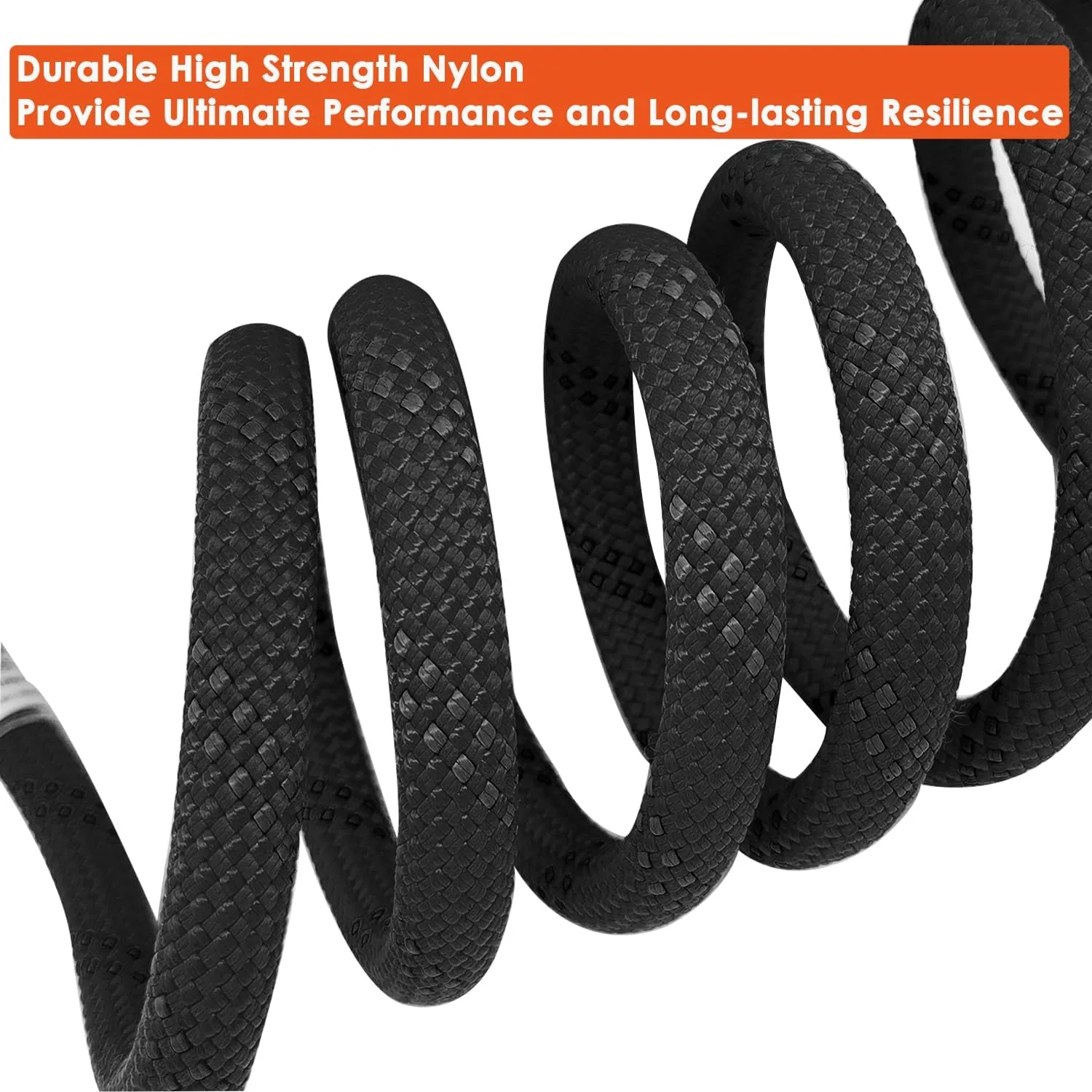 Ritafc Climbing Static Rope UIAA Rappelling Rope 11mm 100FT Static Line Nylon Kern Mantle Rope for Rock Climbe, Mountain Tree Climb, Hauling, Rescue Equipment