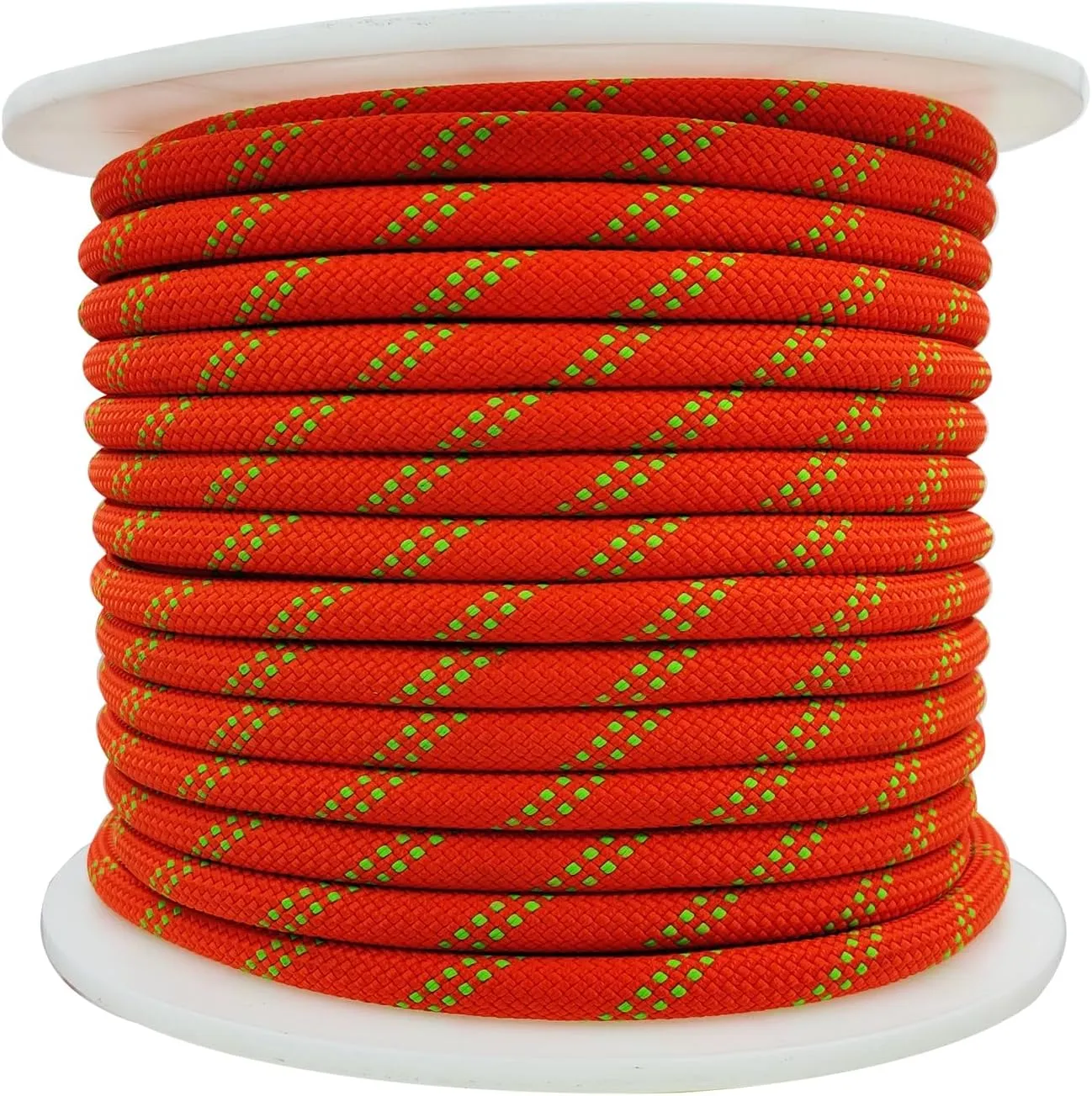 Ritafc Static Climb Rope UIAA Rappelling Rope 11mm 150FT Static Line Nylon Kern for Rocking, Mountain Tree, Hauling, Rescue