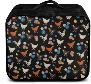 Rnyleeg First Aid Bag Empty Travel Medicine Pouch Organizer Farmhosue Portable First Aid Kit Basic Outdoor Essentials Survival Kit Chicken Daisy