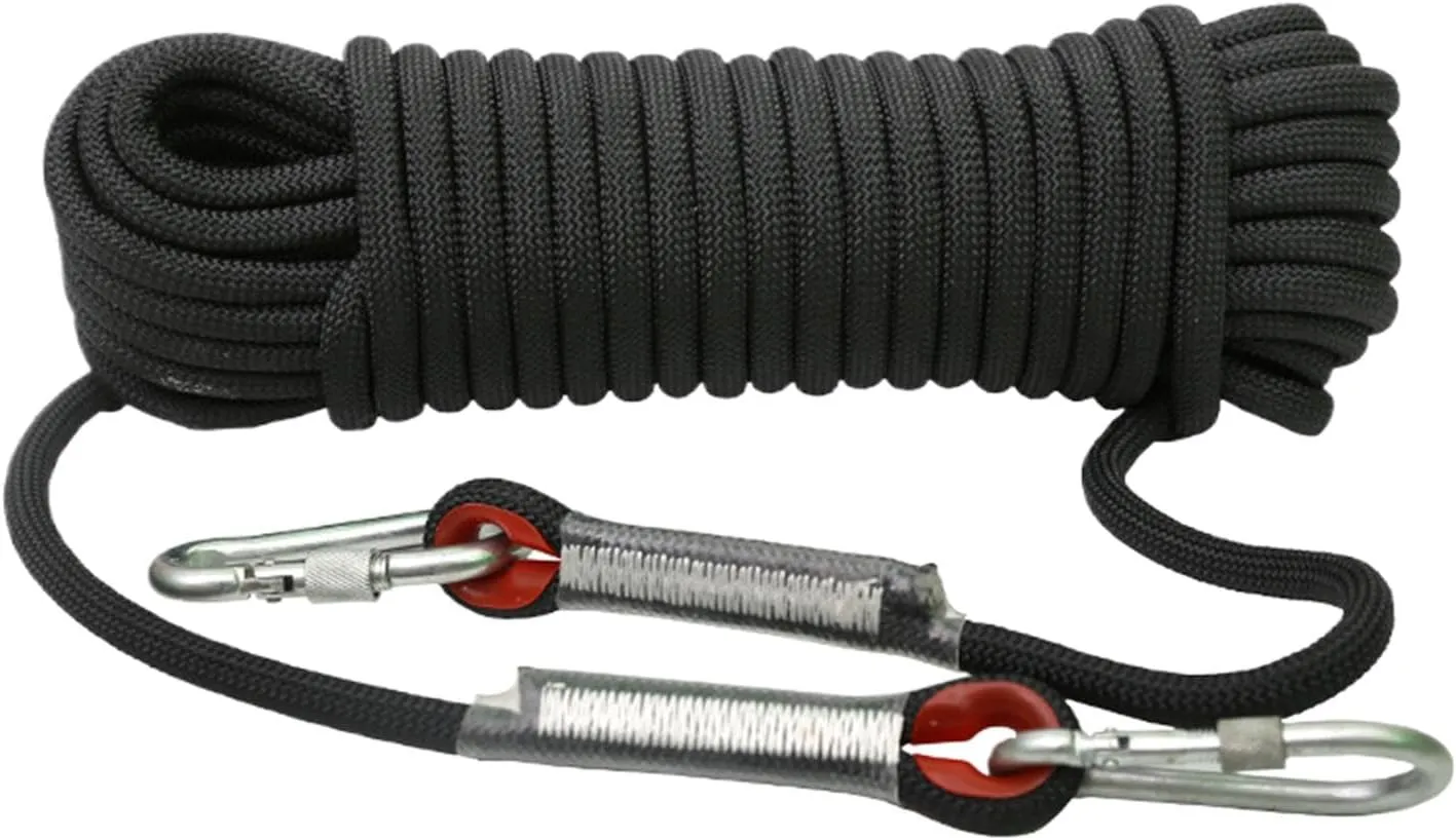 Rope Climbing - Mountaineering Rope Static,Outdoor Exercise Mountaineering Safety Equipment Fitness and Strength Training