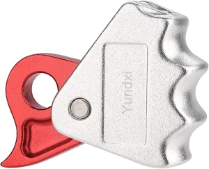 Rope Grab Ascender 15KN Riser Adjuster Fits 9mm-12mm Rope for Rocking Climbing Tree Arborist Mountaineering