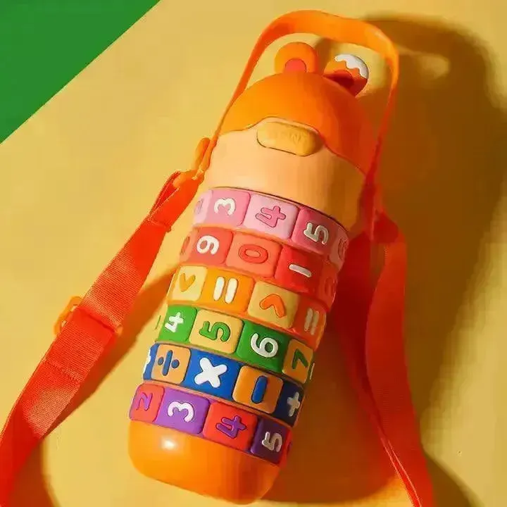 Rotating Numbers Educational Bottle For Kids (430 ml)