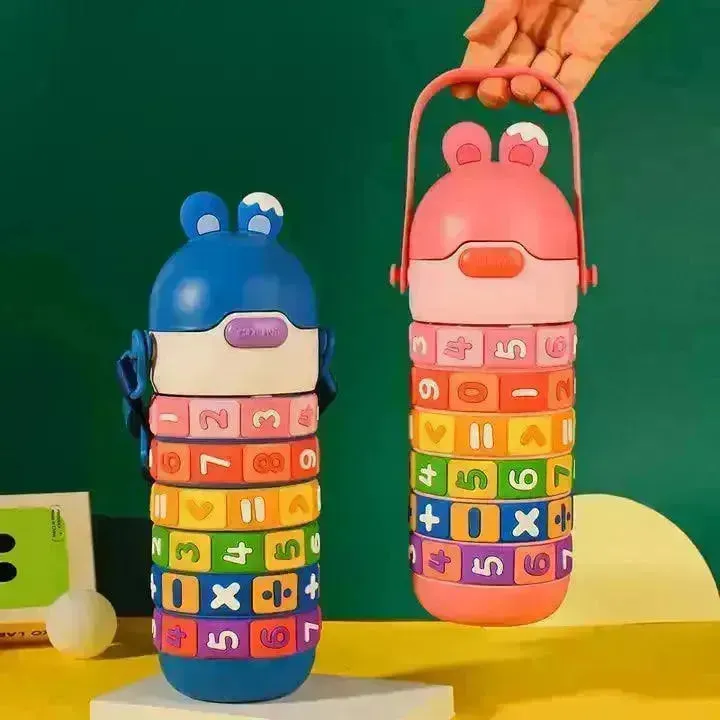 Rotating Numbers Educational Bottle For Kids (430 ml)