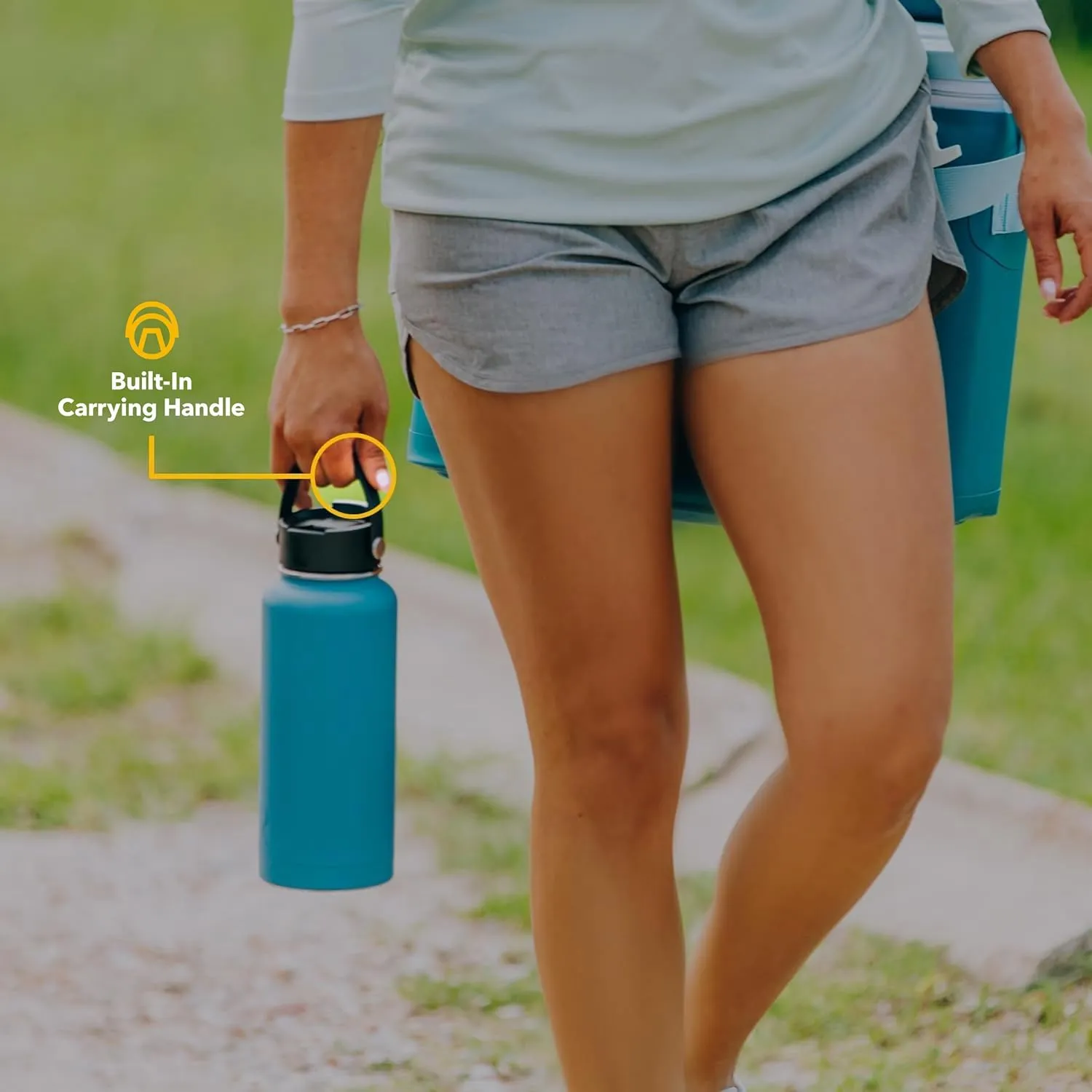 RTIC 32oz Vacuum Insulated Water Bottle, Metal, Stainless Steel, BPA Free, Reusable, Sweat-Proof Flask for Hot and Cold Drinks, Travel, Sports, Camping, Salmon Matte