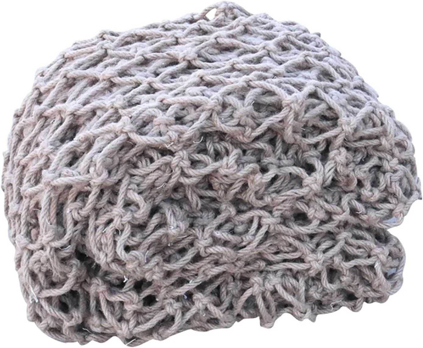 Safety Net for Kids-15cm/16mm,Hemp Rope Climbing Heavy Duty Child Protection Netting,for Balcony Stairs Fence Garden Playground Natural Durable Indoor Outdoor,1MX9M(3.3X29.6FT)