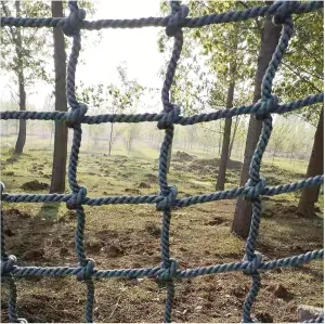 Safety Net Rope, Heavy Duty Net, Rope Climbing Net,Fence Stairs Balcony Railings Garden Playground Protection Playground Play Safety Net Outdoor Climbing Cargo Net(Size:1Mx1M(3.3FTx3.3FT))