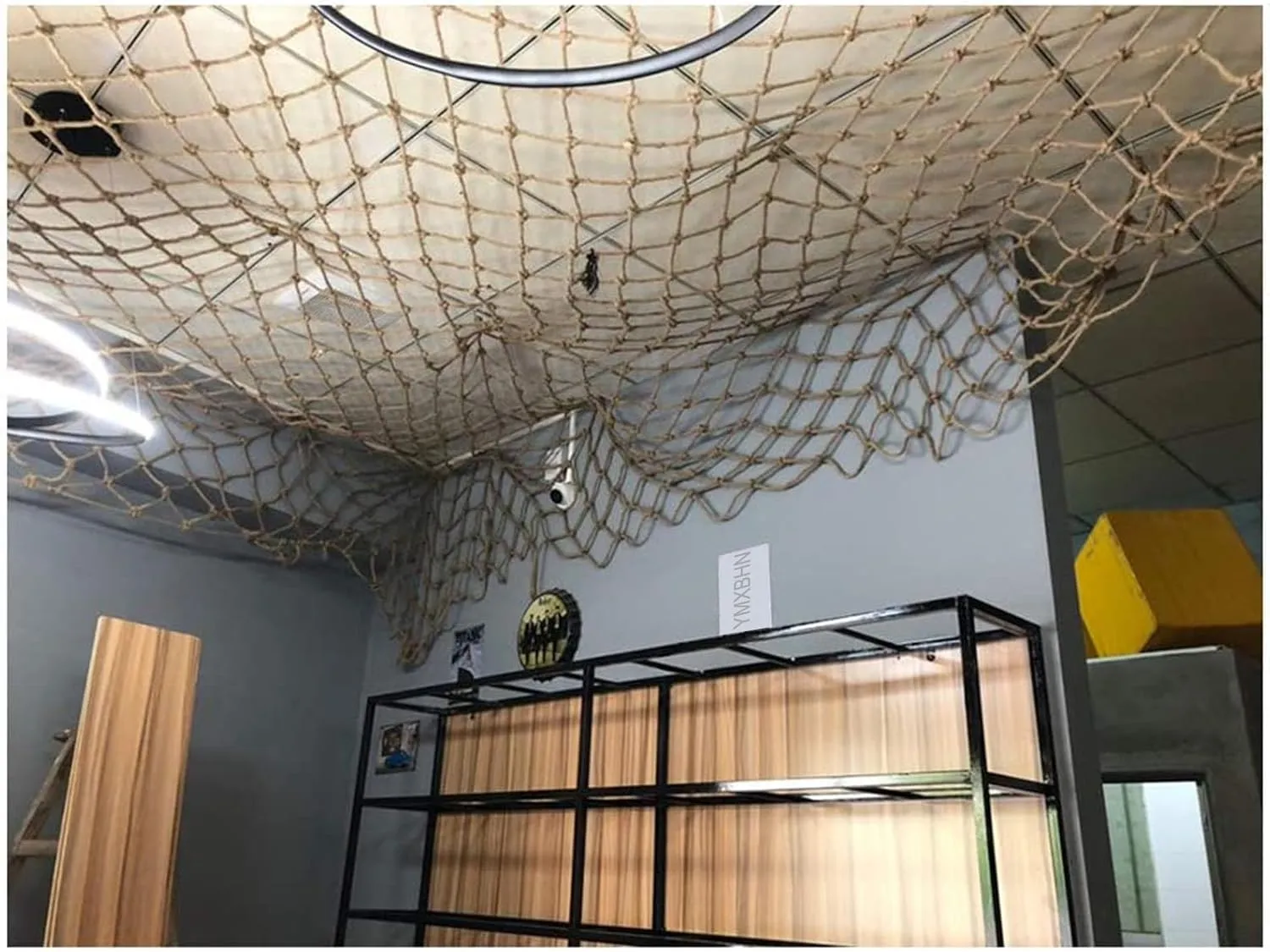 Safety Net Rope, Rope Climbing Net Heavy Duty Net, Fence Stairs Balcony Railings Garden Playground Protection Playground Play Safety Net Outdoor Climbing Cargo Net(Size:2Mx4M(6.6FTx13.1FT))