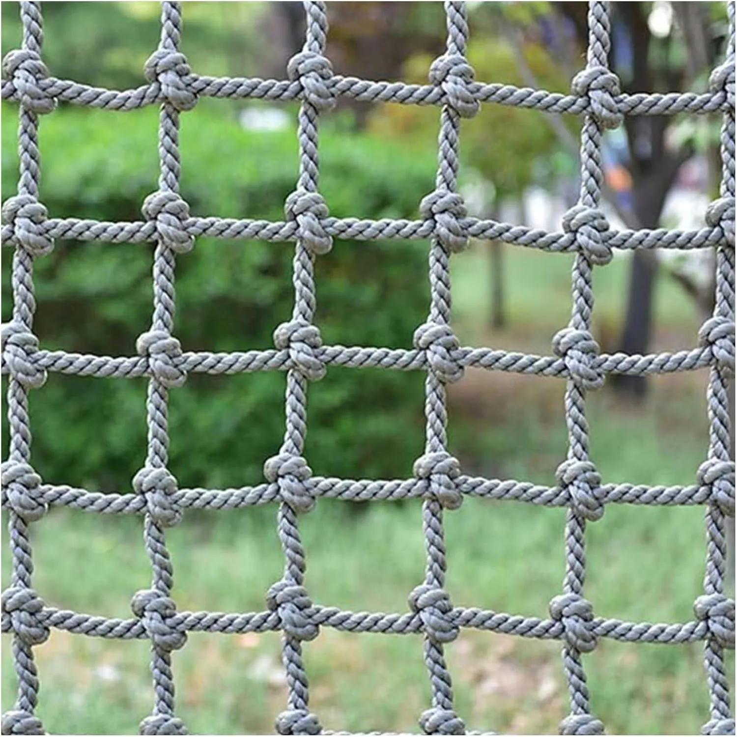 Safety Protection Net Climbing Cargo Rope Net, Polyester Playground Climbing Net, Heavy Duty Climbing Net for Outdoor, Rope Ladder, Swingset, Treehouse(Size:2Mx4M(6.6FTx13.1FT))