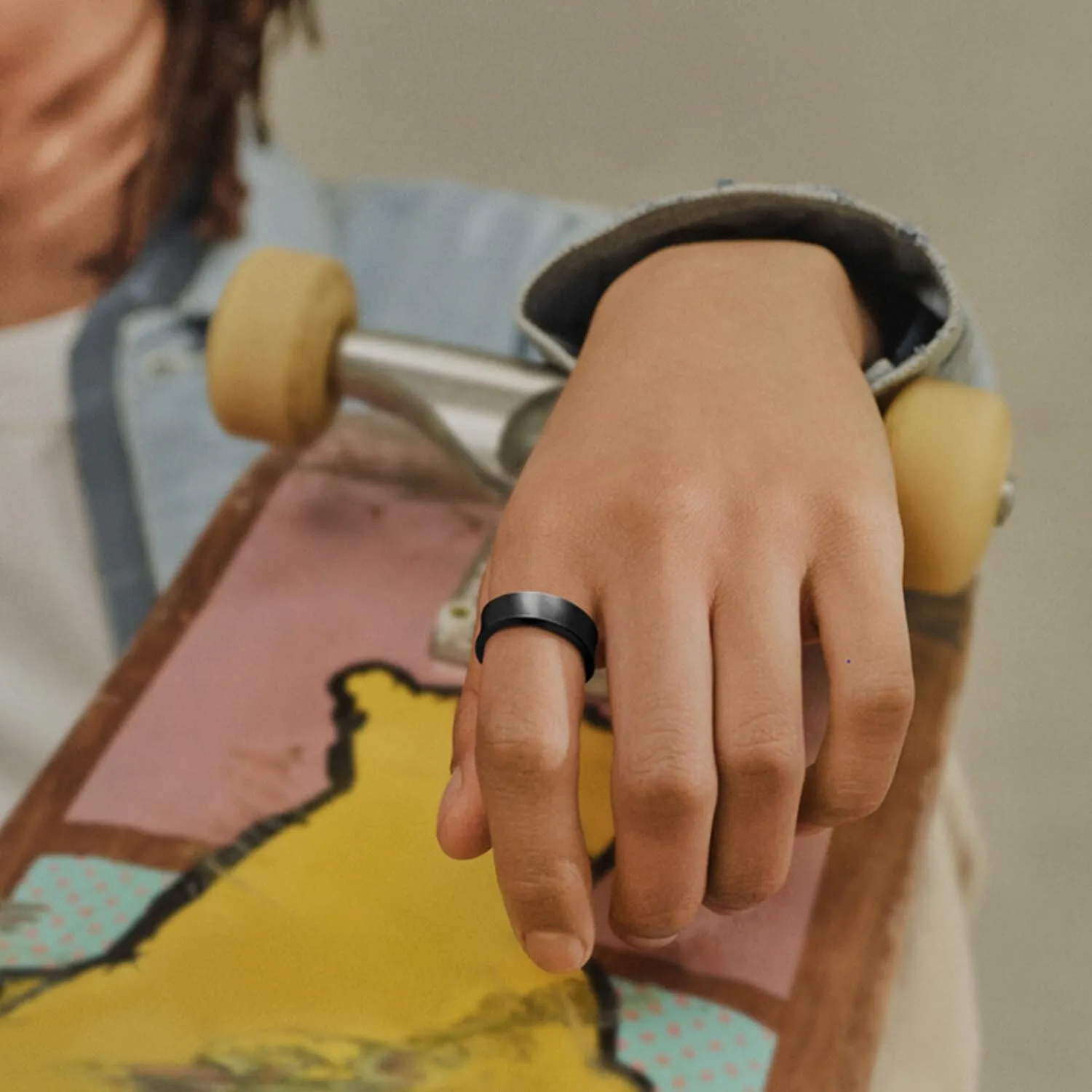 SAMSUNG Galaxy Ring, AI Smart Ring, Size First w/Sizing Kit, No App Subscription, Fitness Monitor, Sleep Tracker, Up to 7-Day Battery, Size 10, Titanium Black [US Version, 1Yr Manufacturer Warranty]
