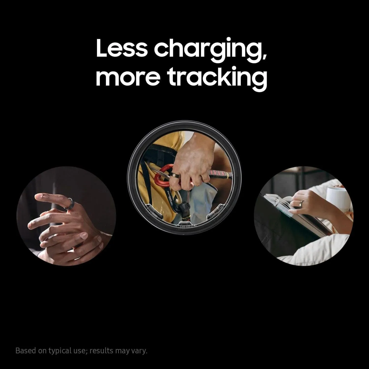 SAMSUNG Galaxy Ring, AI Smart Ring, Size First w/Sizing Kit, No App Subscription, Fitness Monitor, Sleep Tracker, Up to 7-Day Battery, Size 10, Titanium Black [US Version, 1Yr Manufacturer Warranty]