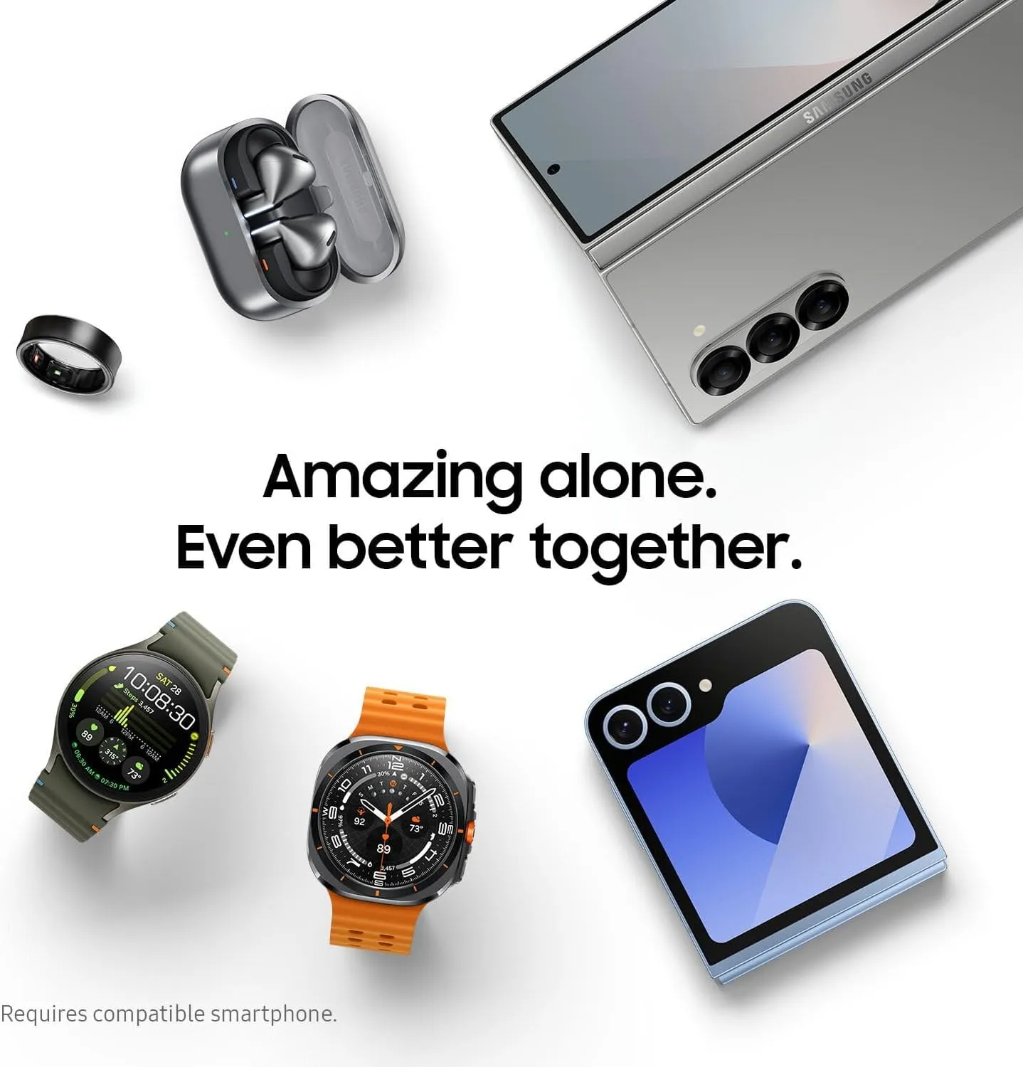 SAMSUNG Galaxy Ring, AI Smart Ring, Size First w/Sizing Kit, No App Subscription, Fitness Monitor, Sleep Tracker, Up to 7-Day Battery, Size 10, Titanium Black [US Version, 1Yr Manufacturer Warranty]