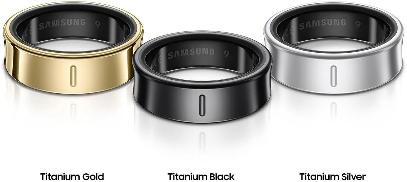 SAMSUNG Galaxy Ring, AI Smart Ring, Size First w/Sizing Kit, No App Subscription, Fitness Monitor, Sleep Tracker, Up to 7-Day Battery, Size 10, Titanium Black [US Version, 1Yr Manufacturer Warranty]