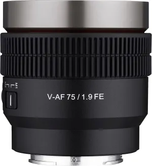 Samyang 75mm T1.9 Full Frame Cine Auto Focus Lens for Sony E (SYCAF75-NEX)