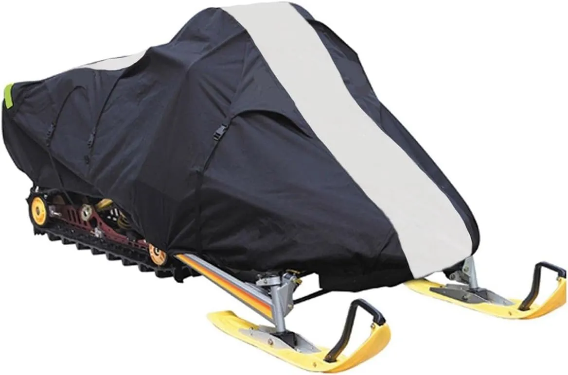 SBU 600D Snowmobile Travel and Storage Cover Compatible for 2016-2016 Model Year Arctic Cat ZR 6000 LXR 137 Sleds. Slush and Mud Protection