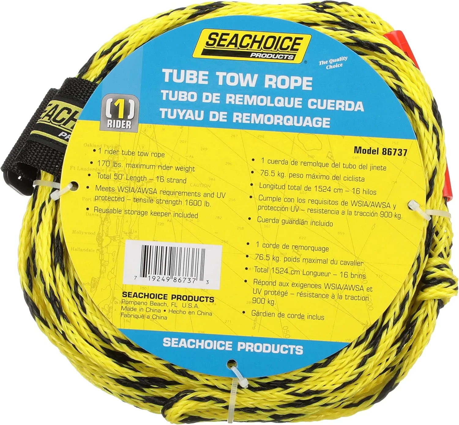 SEACHOICE Tube Tow Rope