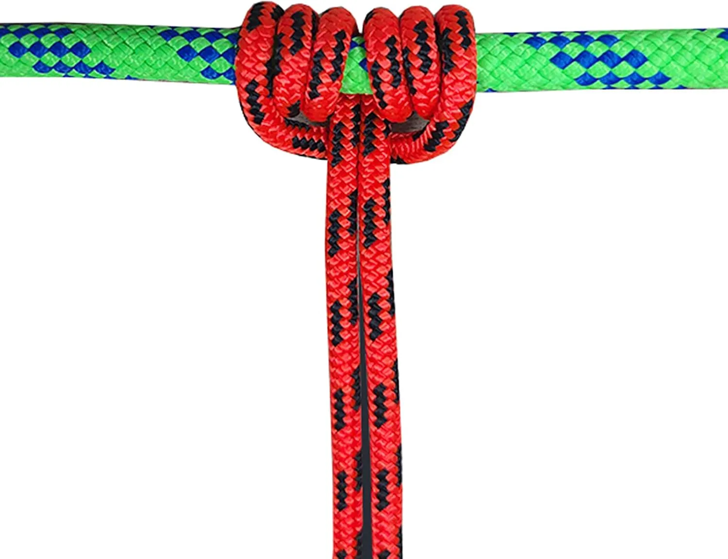 SEAMUS 4mm Prusik Accessory Cord 15M (50ft) Rock Static Climbing Rope High Tensile Strength Rock Climbing Accessories Cord Double Braid Nylon Cord for Mountain Tree Climbing, Canyoneering,Fire Rescue