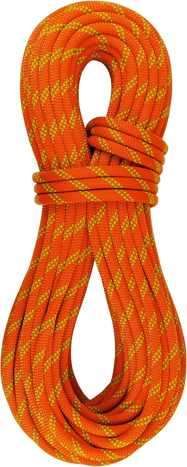 SEAMUS Static Rope 11mm UIAA Rappelling Rope 45M (150ft) Static Line Nylon Kern Mantle Rope for Rock Climbing, Mountain Tree Climbing, Hauling, Rescue