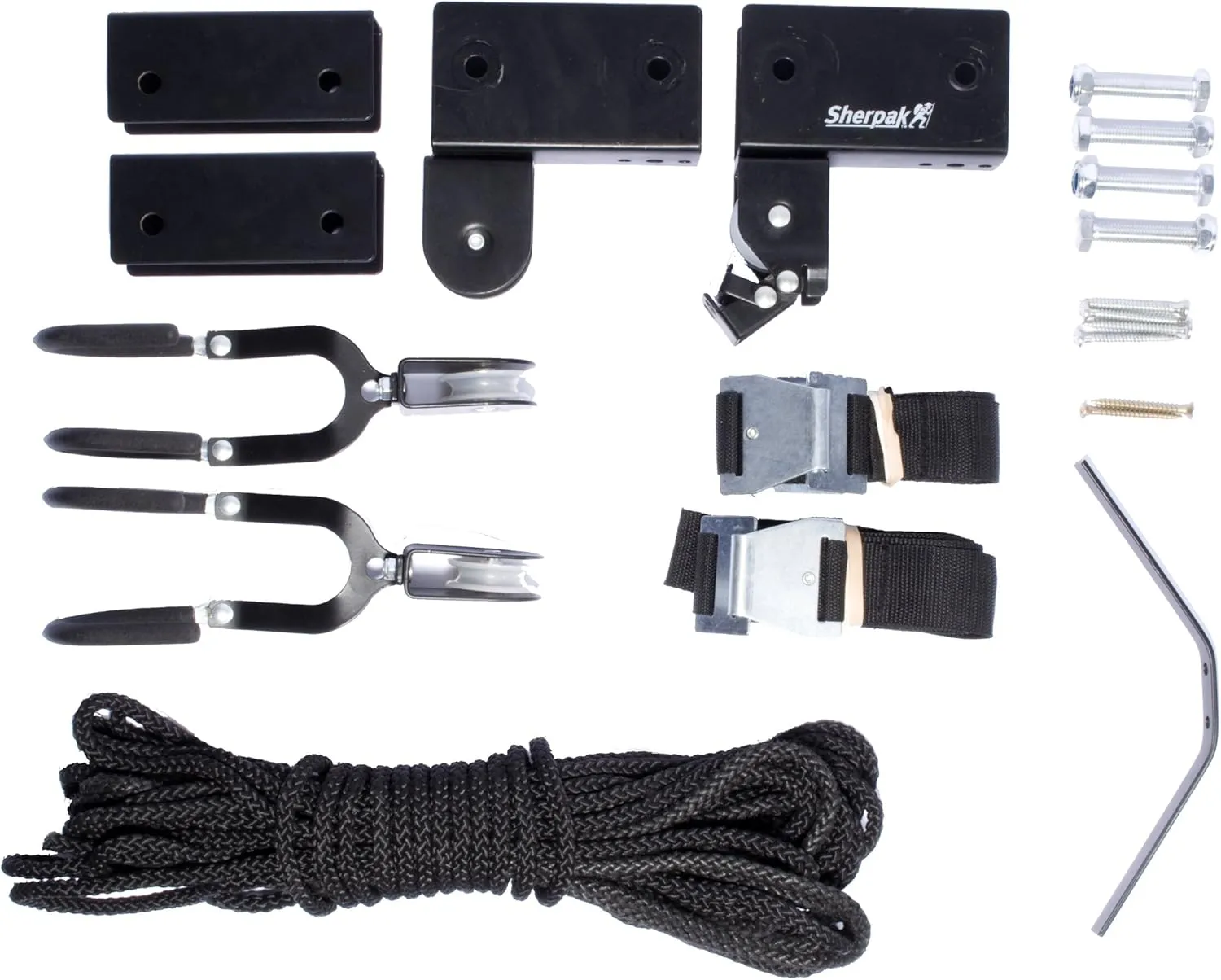 Seattle Sports Sherpak Hoist Pulley Ceiling Storage System - Great for Hanging Kayaks, Bikes, Etc in Your Garage