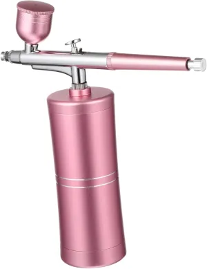 SEWACC 1set Portable Airbrush Kit Handheld Nano Moisturizing Sprayer for Facial Care USB Rechargeable -Skid Design for Hydrating Dry Skin and Makeup Application
