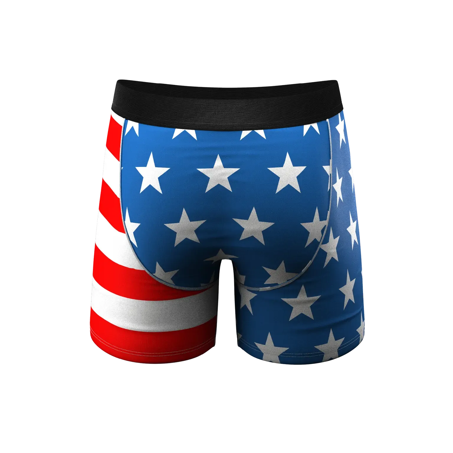 Shinesty Ball Hammock Boxers - American Flag