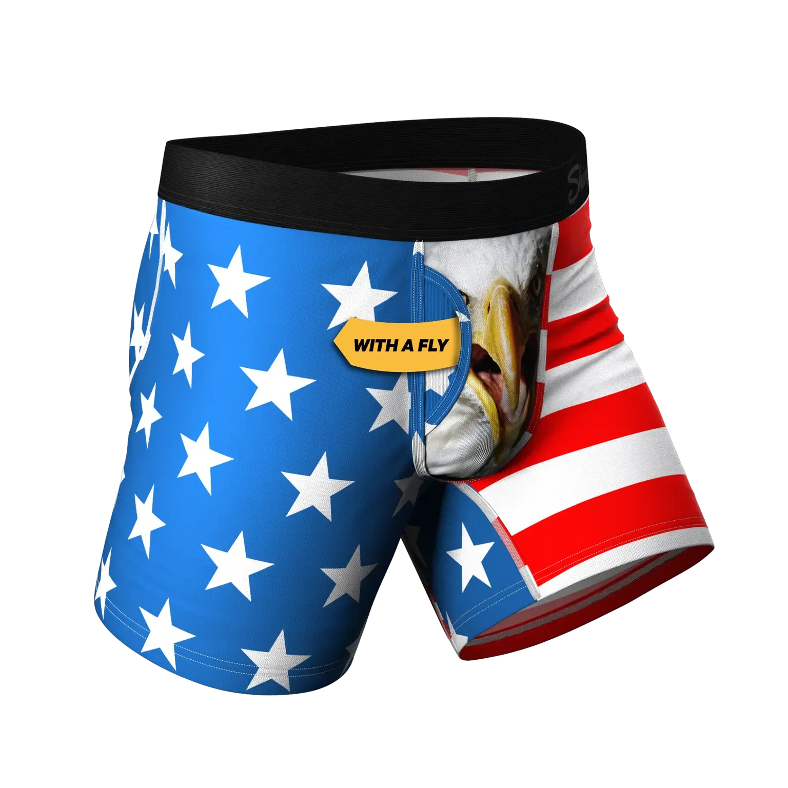 Shinesty Ball Hammock Boxers - American Flag