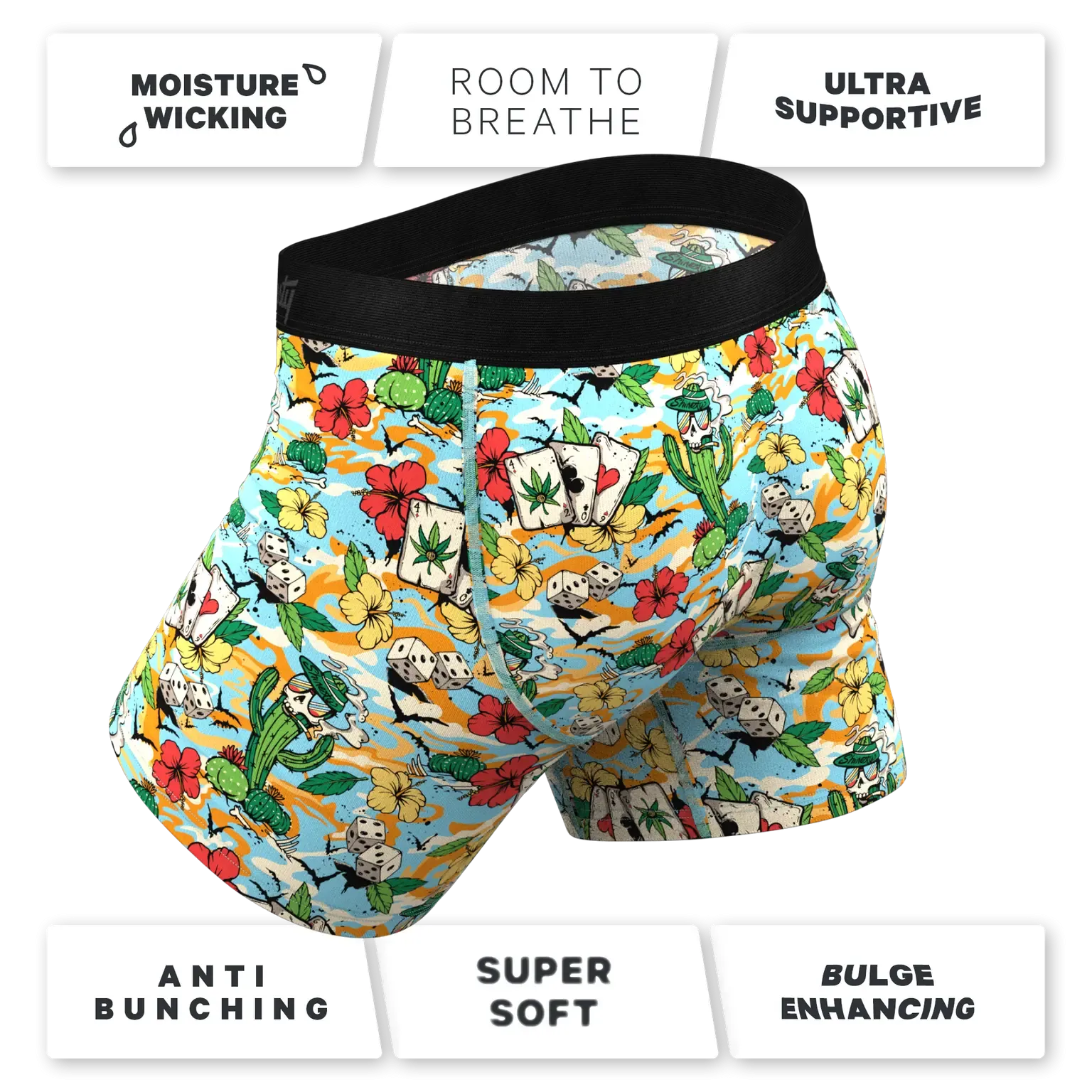 Shinesty Ball Hammock Boxers - Desert Oasis