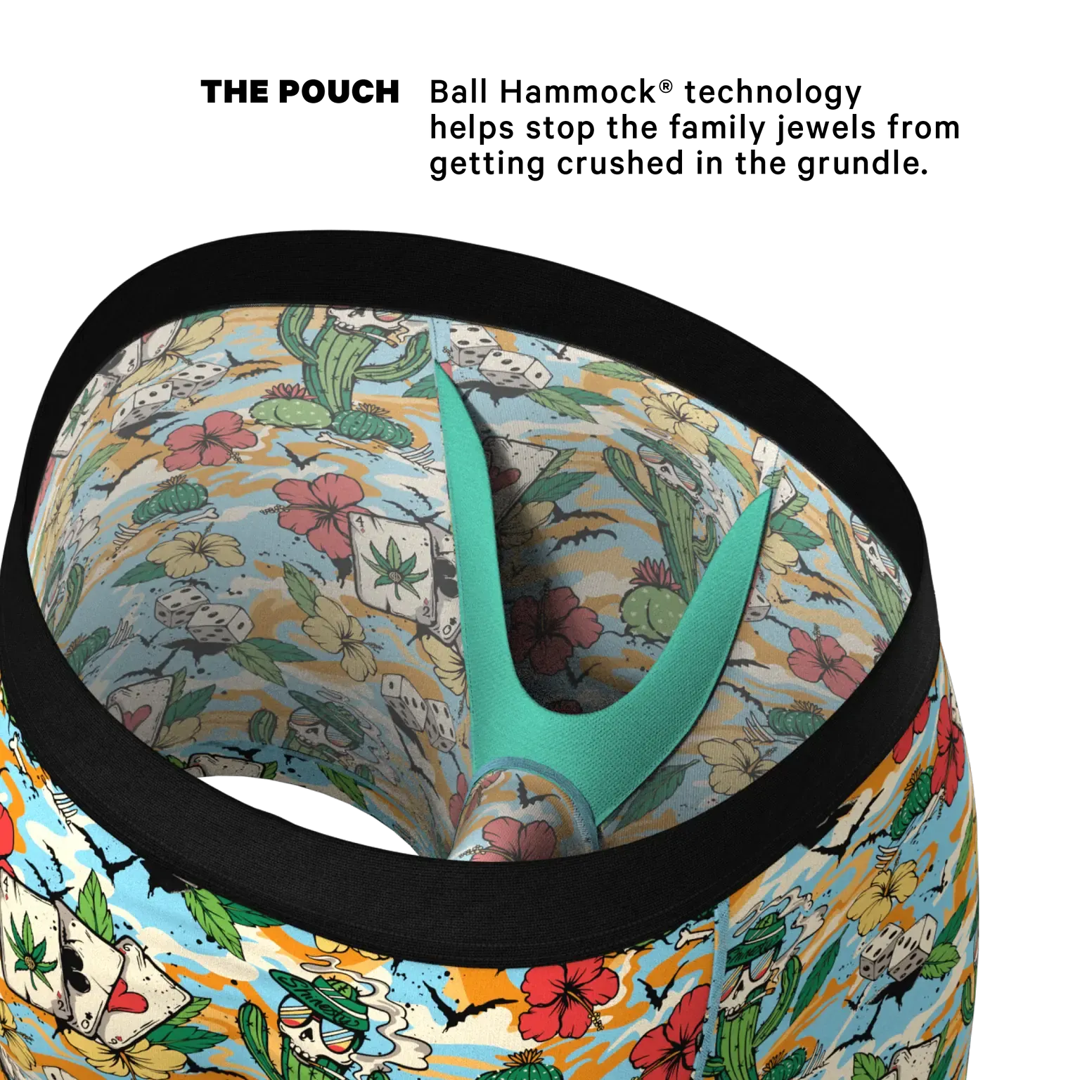 Shinesty Ball Hammock Boxers - Desert Oasis