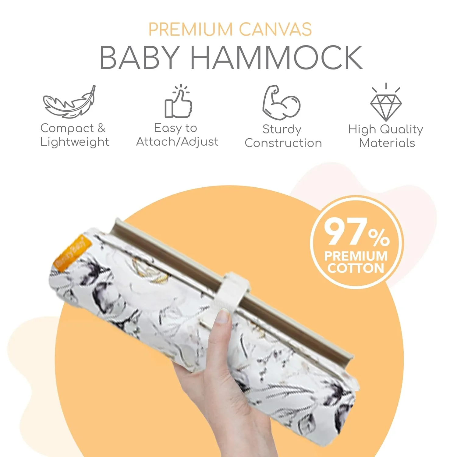 Shopping Cart Hammock for Infants and Toddlers, Babies, for All Car Seat Models, Grocery for Baby, Capacity of up to 50 lbs, Coming Up Roses