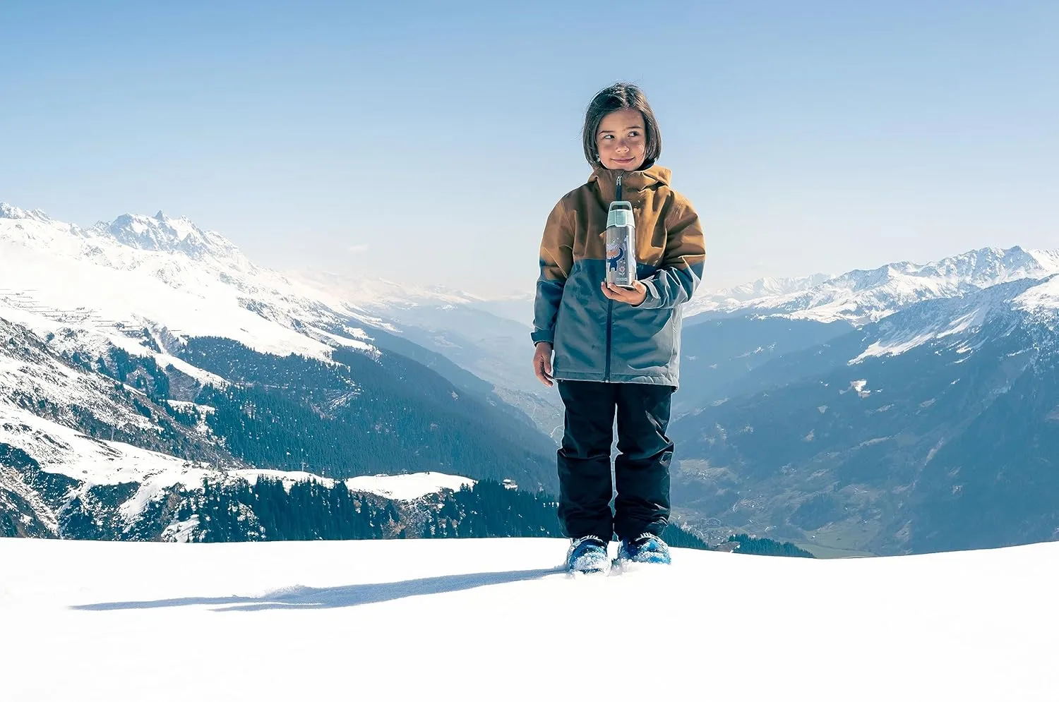 SIGG - Insulated Kids Bottle - Shield One Therm - For Carbonated Beverages - Dishwasher Safe - Stainless Steel - 17 Oz