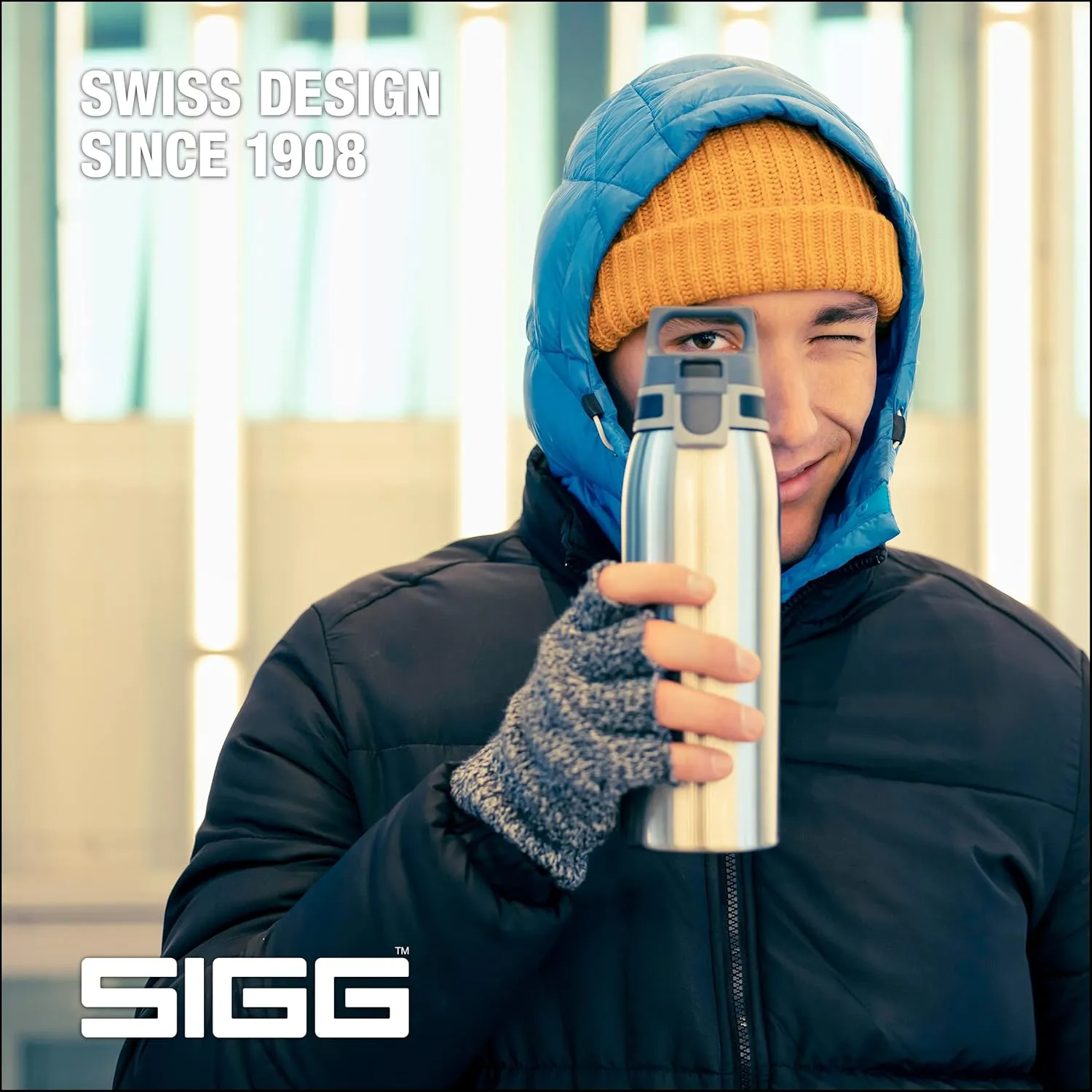 SIGG - Reusable Water Bottle - Shield ONE - Leakproof - Recyclable - BPA Free - Brushed - 25 Oz