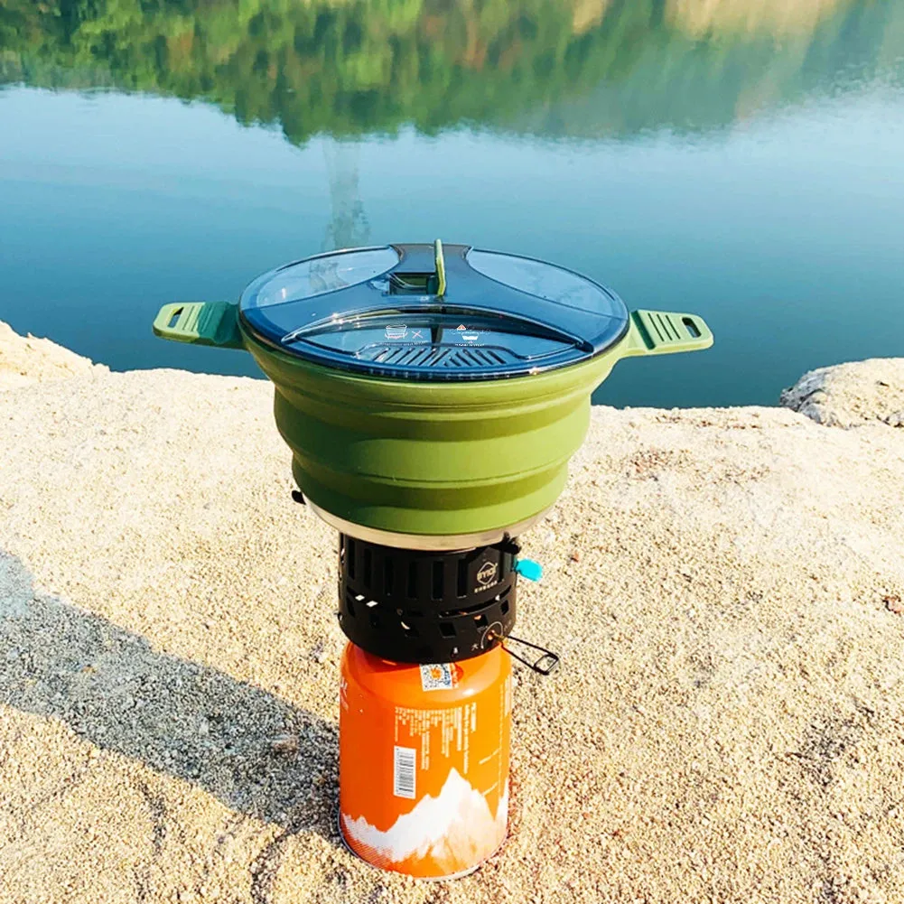 Silicone Folding Camping Cookware Set