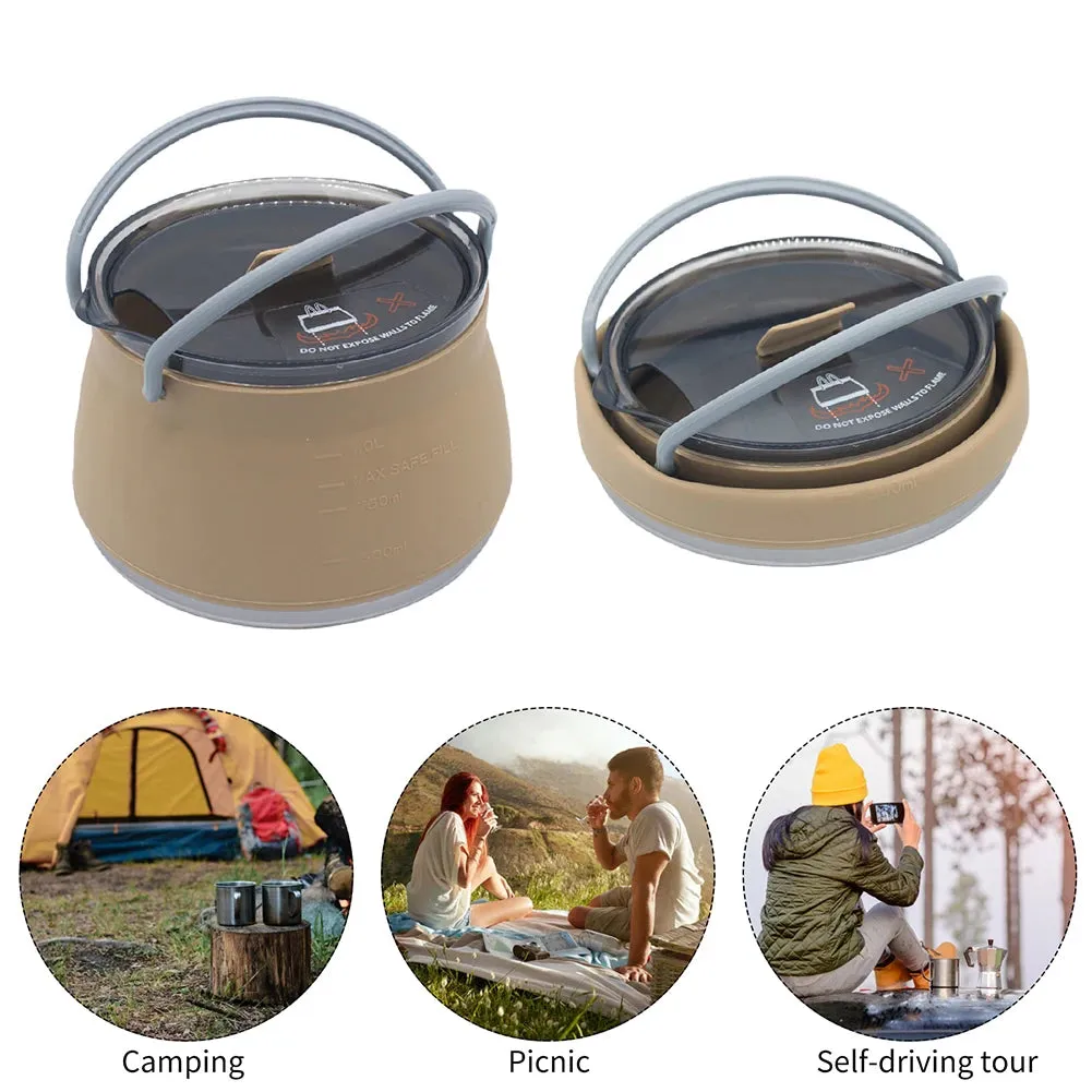 Silicone Folding Camping Cookware Set