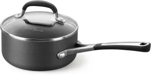 Simply Calphalon Nonstick 2-Quart Saucepan with Cover