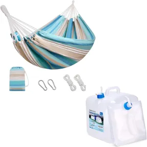 Single Hammcok, Collapsible Water Container
