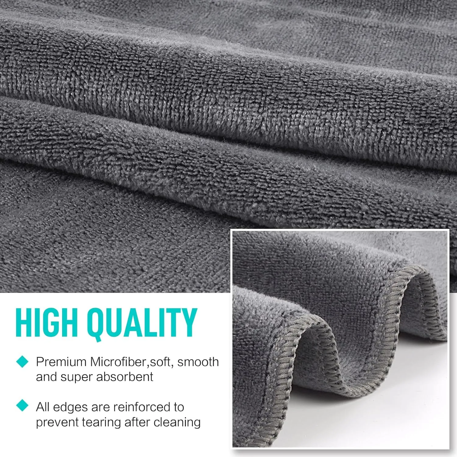 SINLAND Microfiber Gym Towels Sports Fitness Workout Sweat Towel Super Soft and Absorbent 3 Pack 16 Inch X 32 Inch