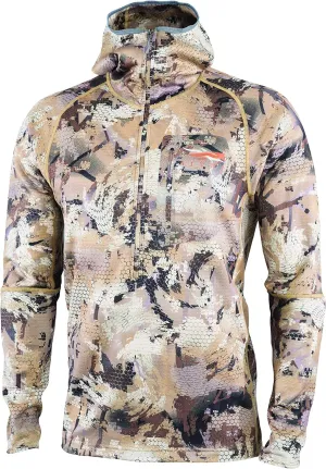 Sitka Men's Grinder Insulated Waterfowl Concealing Hunting Hoody, Optifade Waterfowl, Large Tall