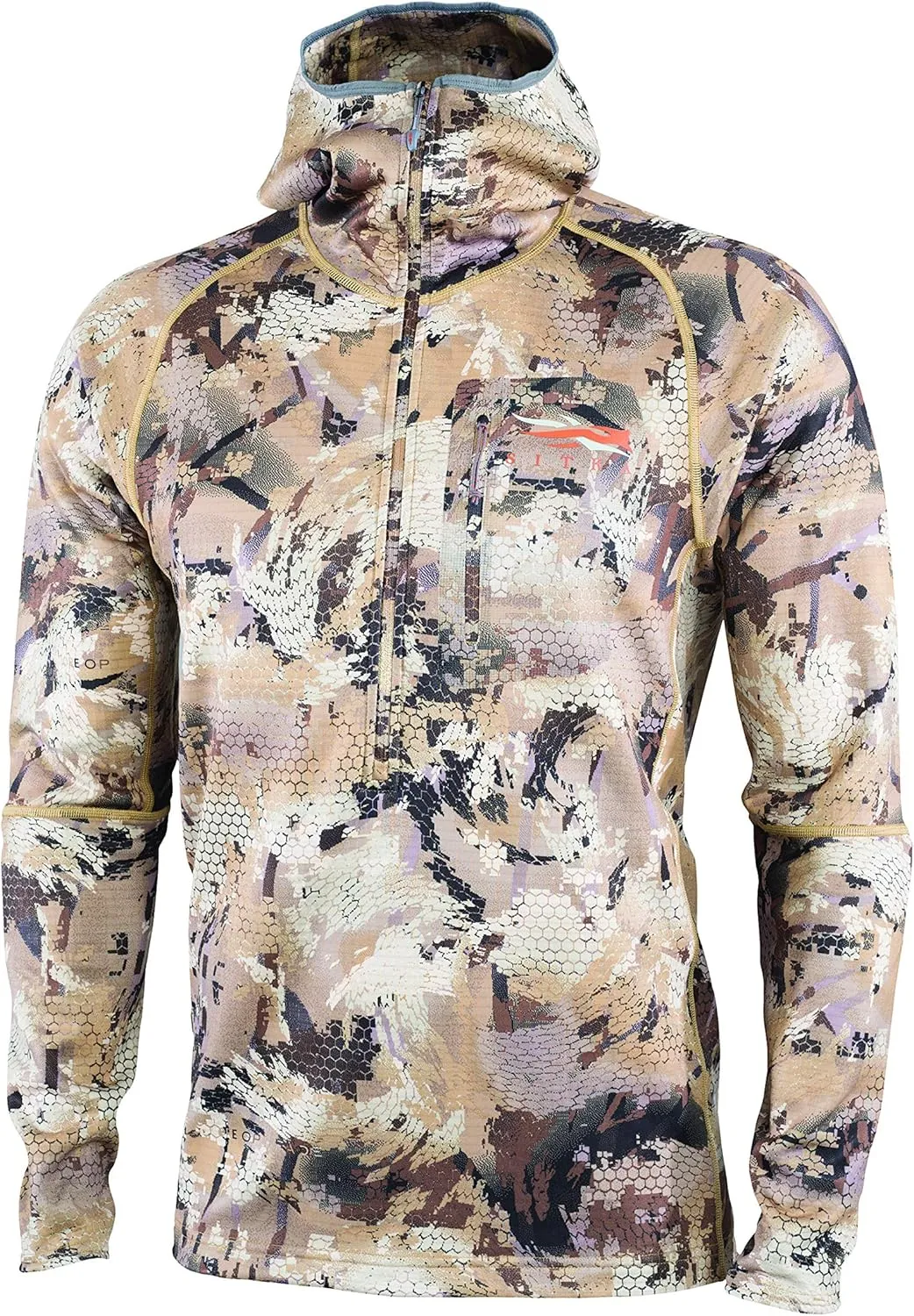 Sitka Men's Grinder Insulated Waterfowl Concealing Hunting Hoody, Optifade Waterfowl, Large Tall