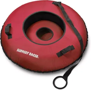 Slippery Racer Heavy Duty Commercial Snow Tube, Hard Bottom, Cushion Insert, Canvass Cover-42”