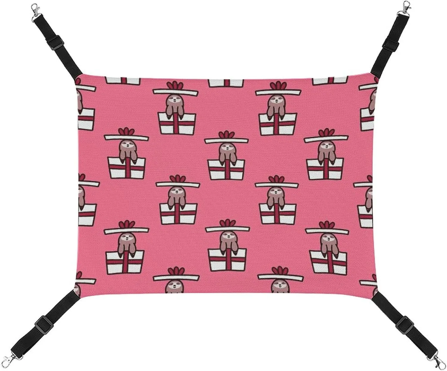 Sloth Gifts Hanging Cat Bed Soft Breathable Pet Hammock for Cage Pet Sleeper for Kitten Ferret Puppy Rabbit