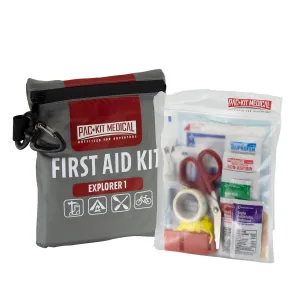 Small Explorer Watertight First Aid Kit, 67 Pieces