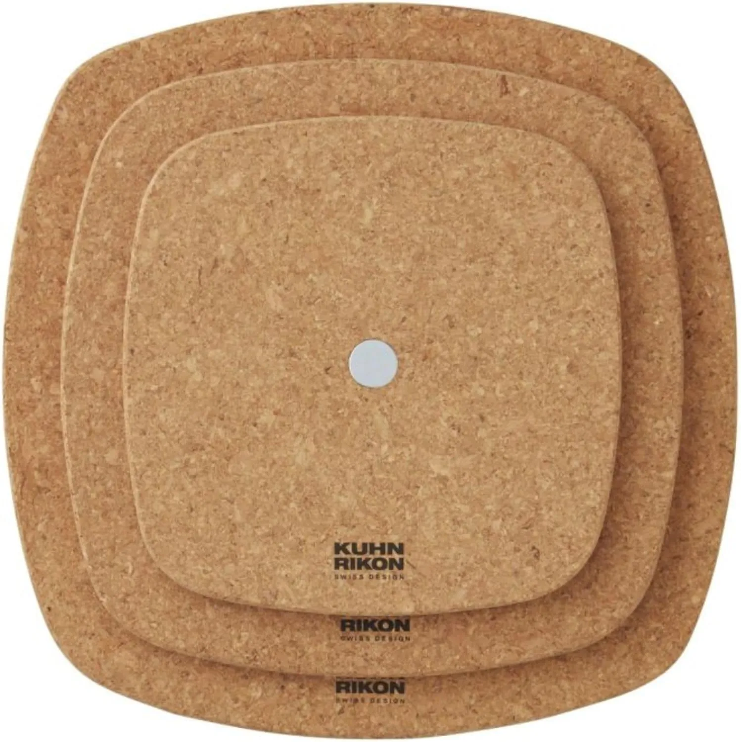 Smart & Compact High-Density Thick Cork Trivet with Handy Magnet Set 3 Pcs 6” / 8” / 9.5” Multifactional Cork Board Protect Surfaces from Heat Damage and Scratches