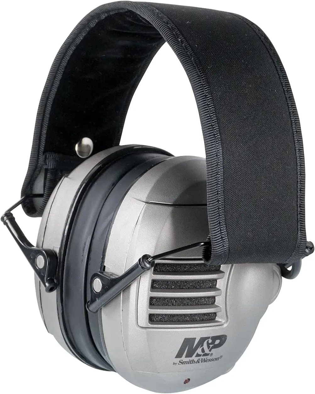 Smith & Wesson M&P Alpha Electronic 23 NRR Hearing Protection with Sound Amplification and Adjustable Earmuffs for Shooting, Hunting and Range