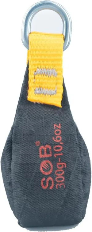 SOB Throw Weight Bag, Durable Climbing Rope Bag for Arborists, Tree Throw Bag for Rock Spelunking (Black-300)