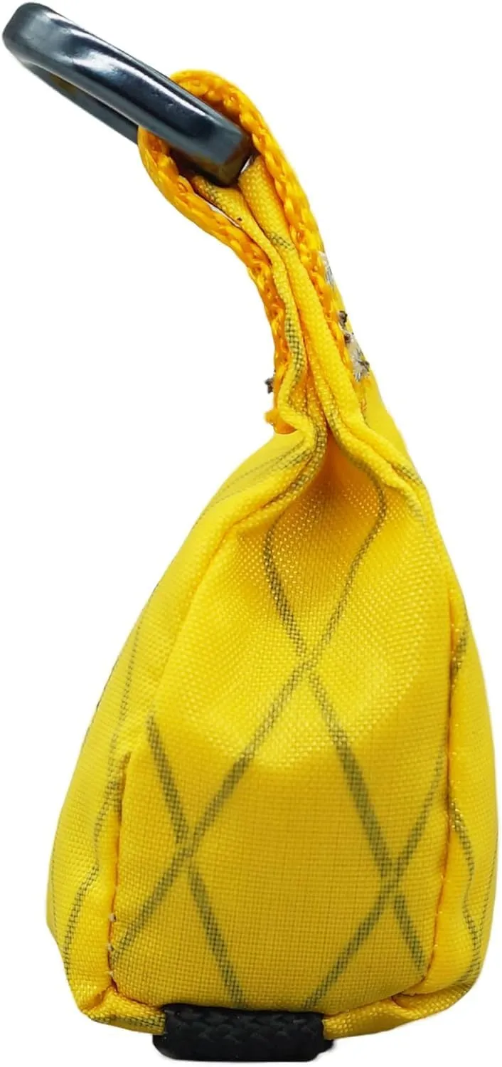 SOB Throw Weight Bag, Durable Climbing Rope Bag for Arborists, Tree Throw Bag for Rock Spelunking (Yellow-300)